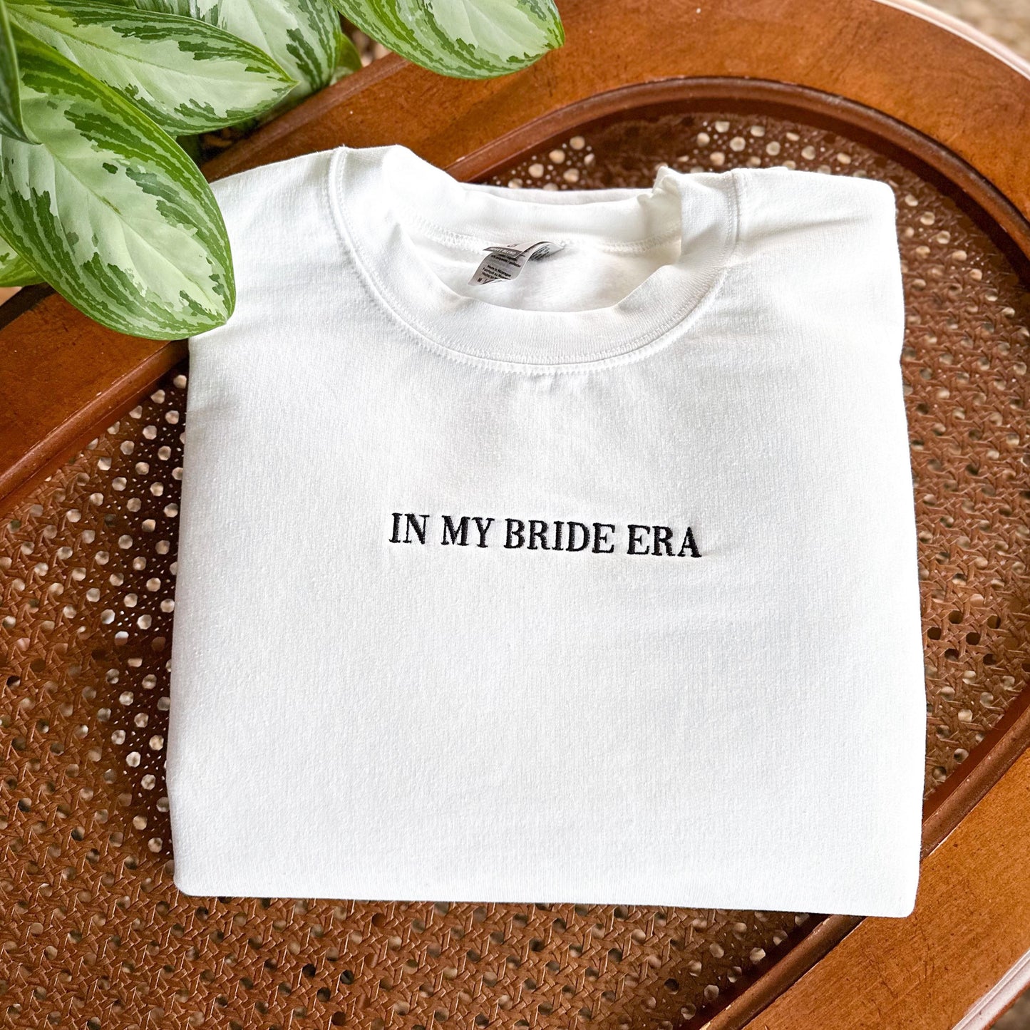 In My Bride Era Embroidered Crewneck