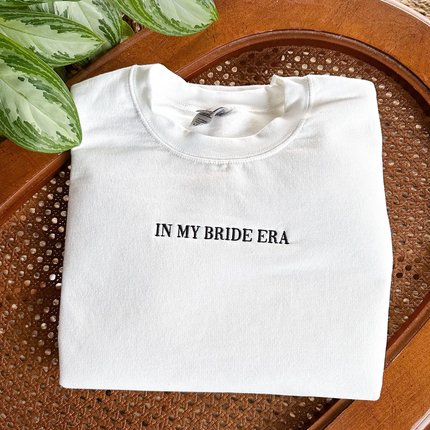 In My Bride Era Embroidered Crewneck
