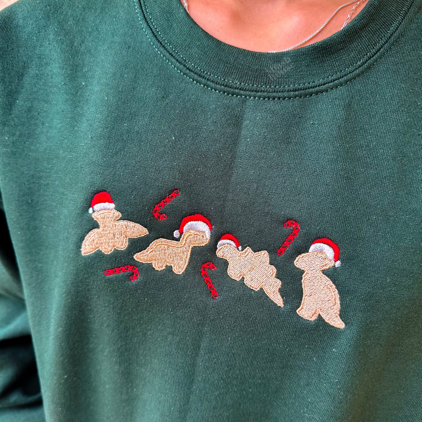 Dino Chicken Nuggets Crewneck Sweatshirt
