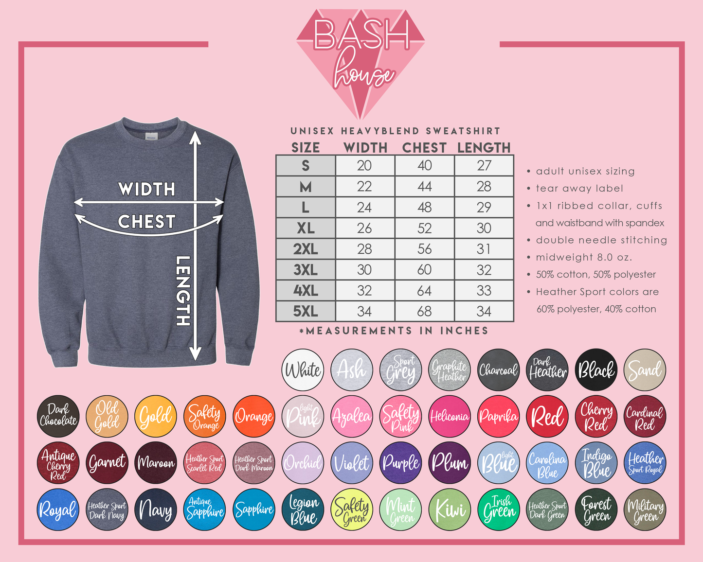 Embroidered Ghost Crewneck Sweatshirt