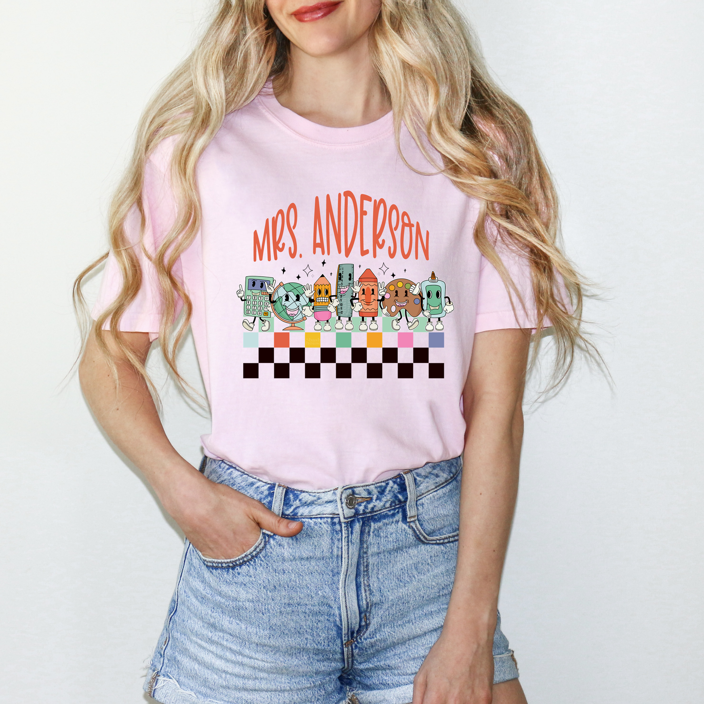 Retro School Teacher Tee Shirt