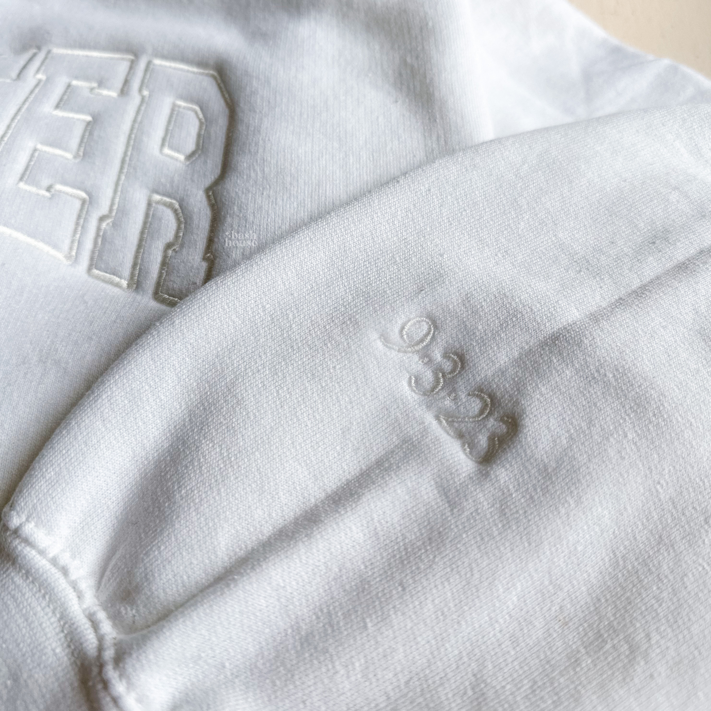 Personalized Varsity Bride Embroidered Crewneck