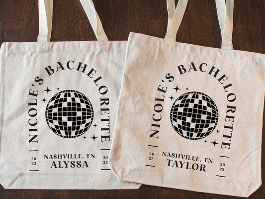 Disco Bachelorette Party Tote Bag